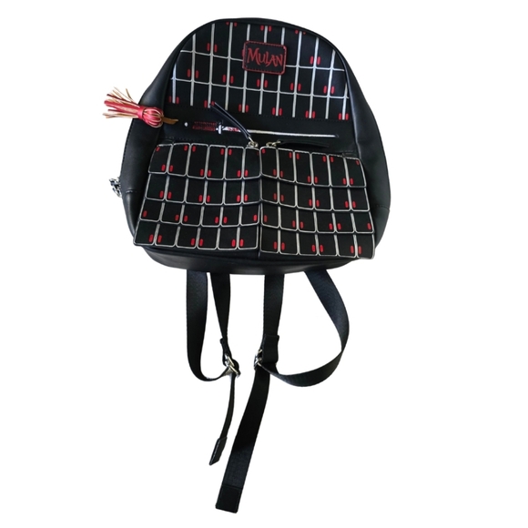 DISNEY Parks x Danielle Nicole Live Action MULAN Mini Backpack Armor Sword - Picture 2 of 7